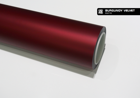 Matte Burgundy Velvet